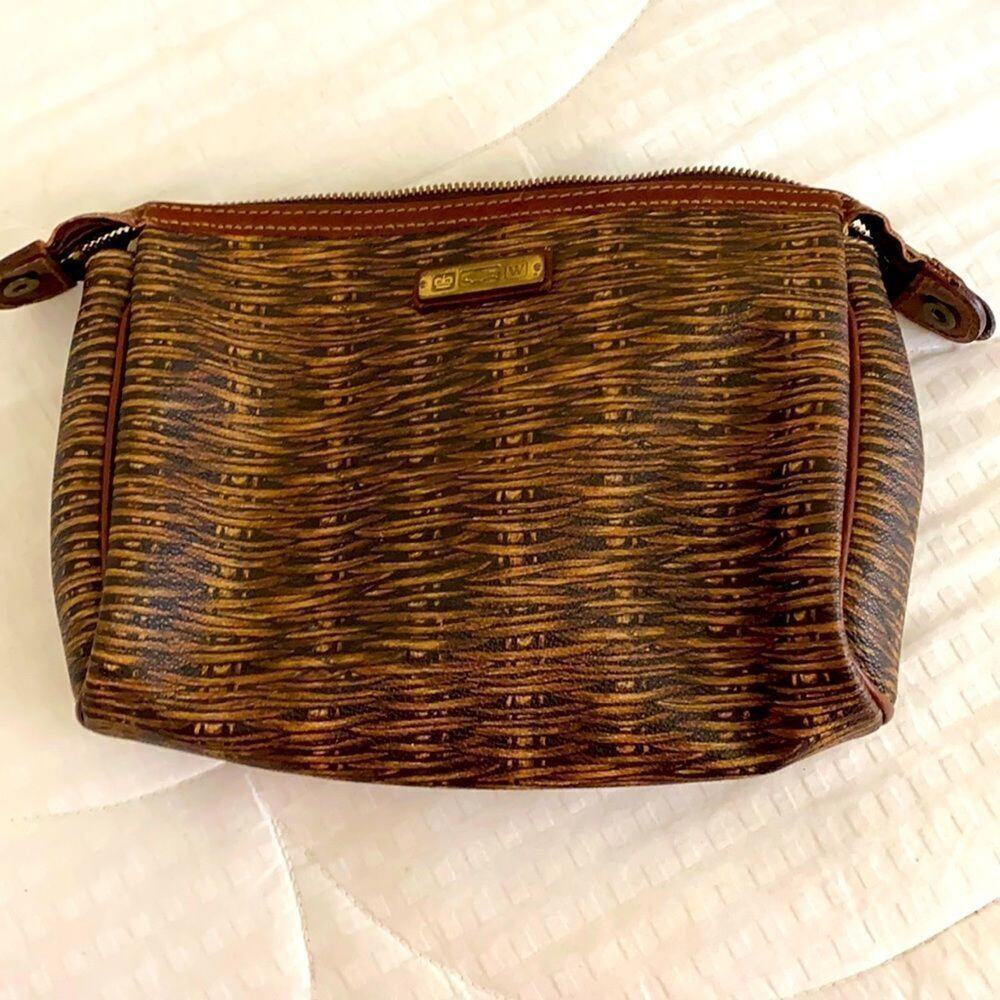 Vintage Wanthe 90’s Basketweave Make up Bag